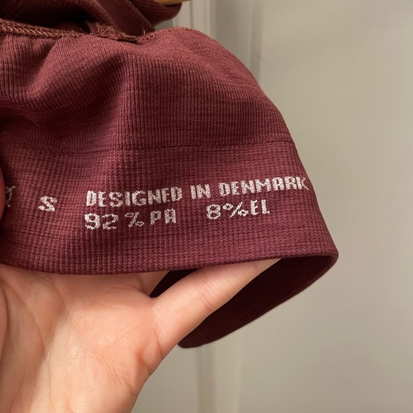 Moonchild Burgundy Sports Bra - Picture 6 of 7